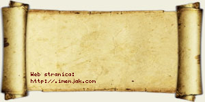 Danica Bjelonić vizit kartica